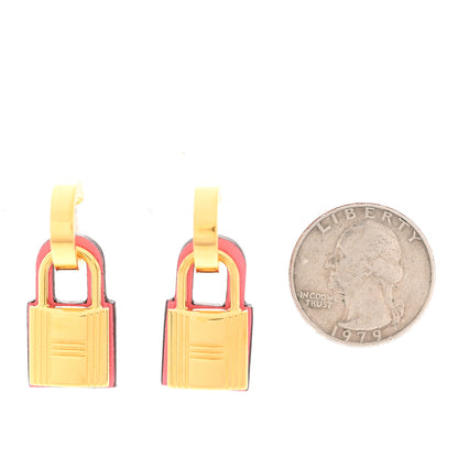 Hermes Swift O'Kelly Earrings Rose Azalee 2 of 8