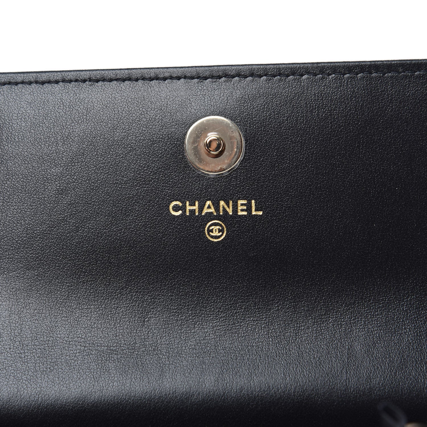 Chanel Calfskin Quilted Maxi Pearls Clutch With Chain Black 6 of 10