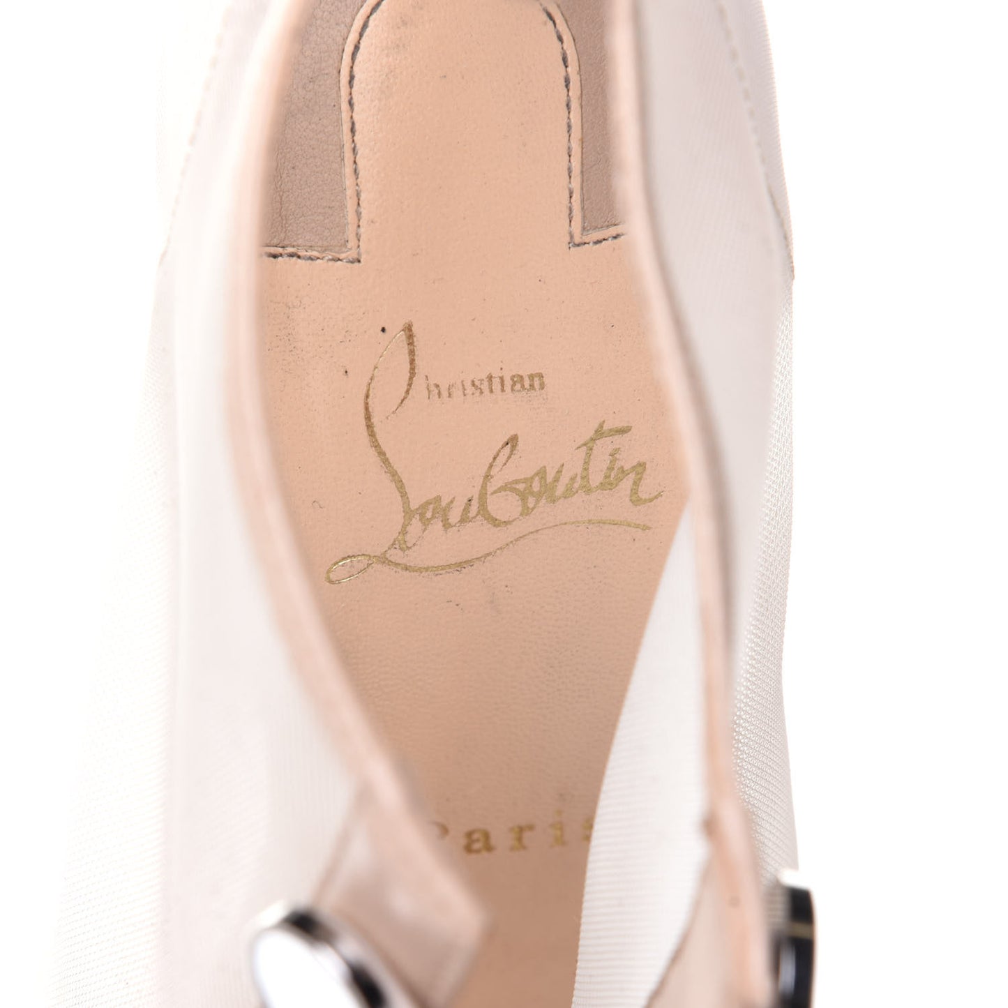 Mesh Nappa Marikate 100 Ankle Boots 38.5 Nude
