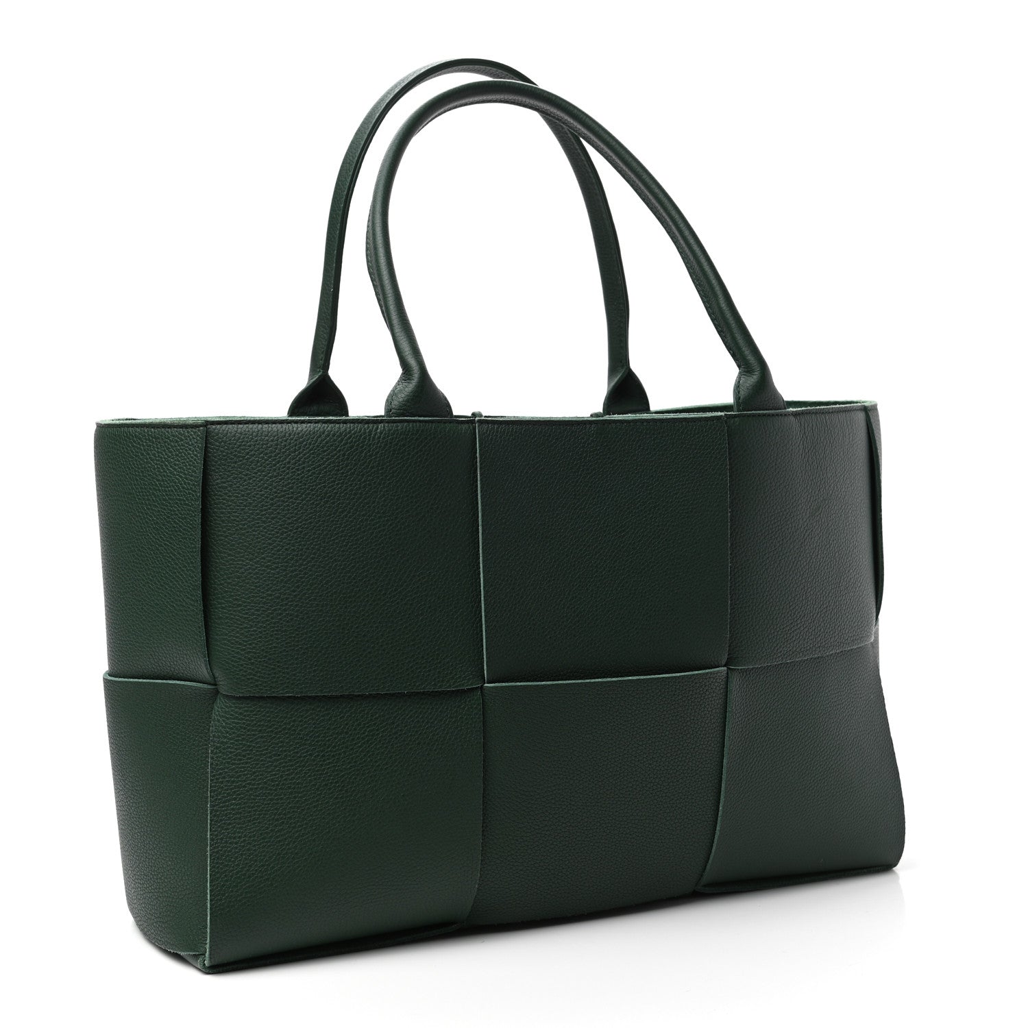 Bottega Veneta Calfskin Maxi Intrecciato Small Arco Tote Raintree 3 of 9
