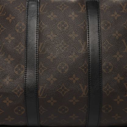 Louis Vuitton Monogram Macassar Keepall Bandouliere 45 7 of 11