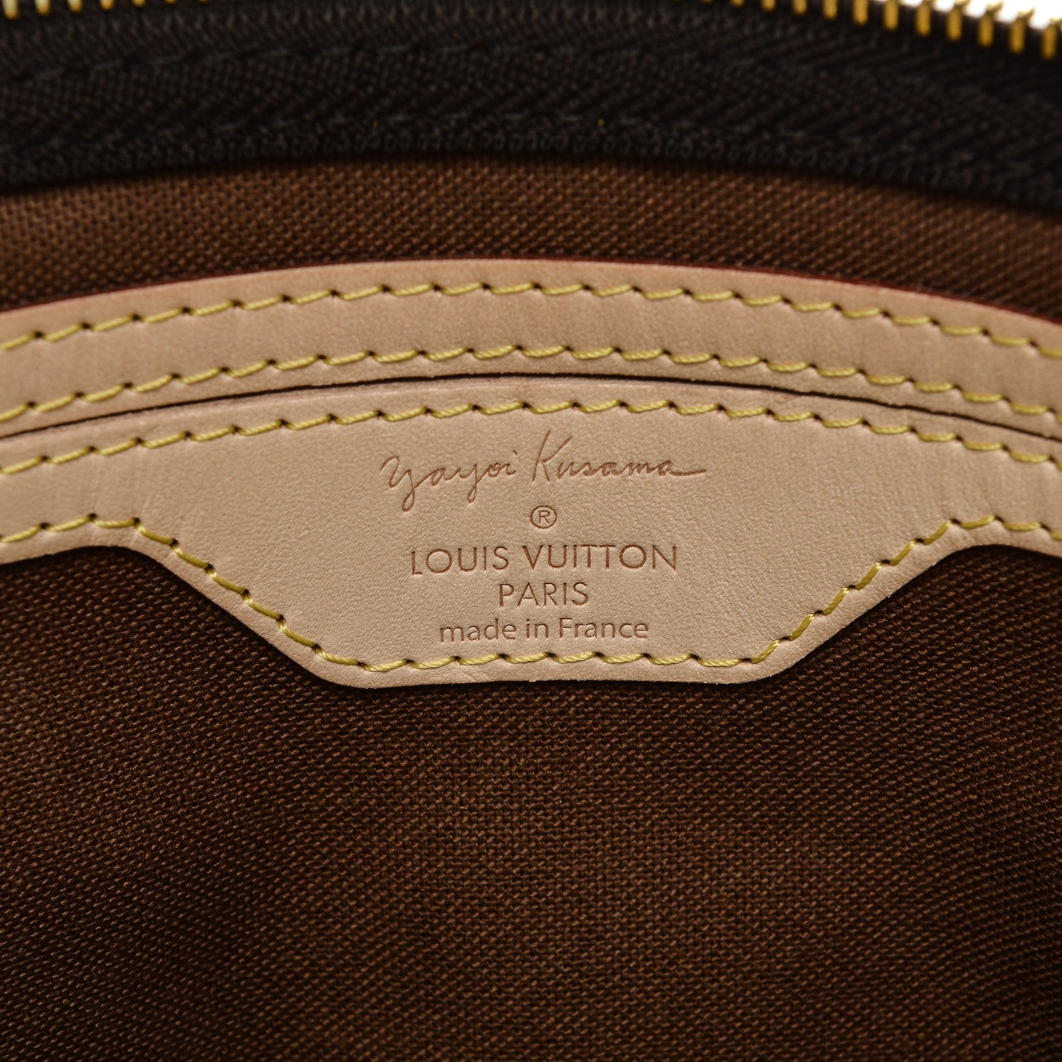 Louis Vuitton Monogram Kusama Town Speedy 30 Yellow 6 of 6