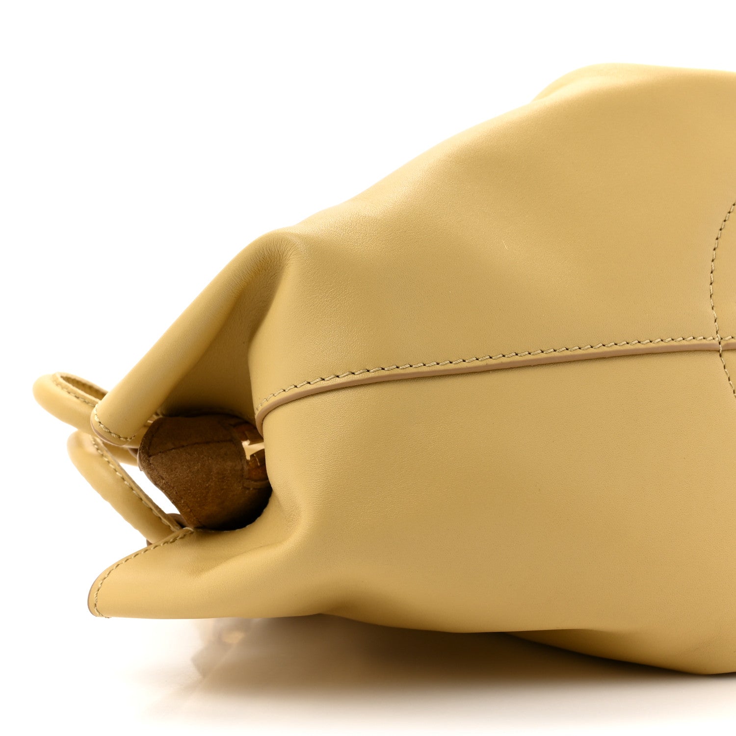 Loewe Shiny Nappa Calfskin Paseo Bag Dark Butter 9 of 10