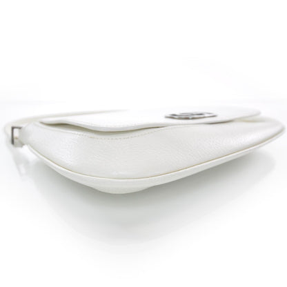 Gucci Leather Flap Bag White 4 of 7