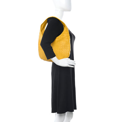 Bottega Veneta Nappa Intrecciato Large Hobo Yellow 2 of 9