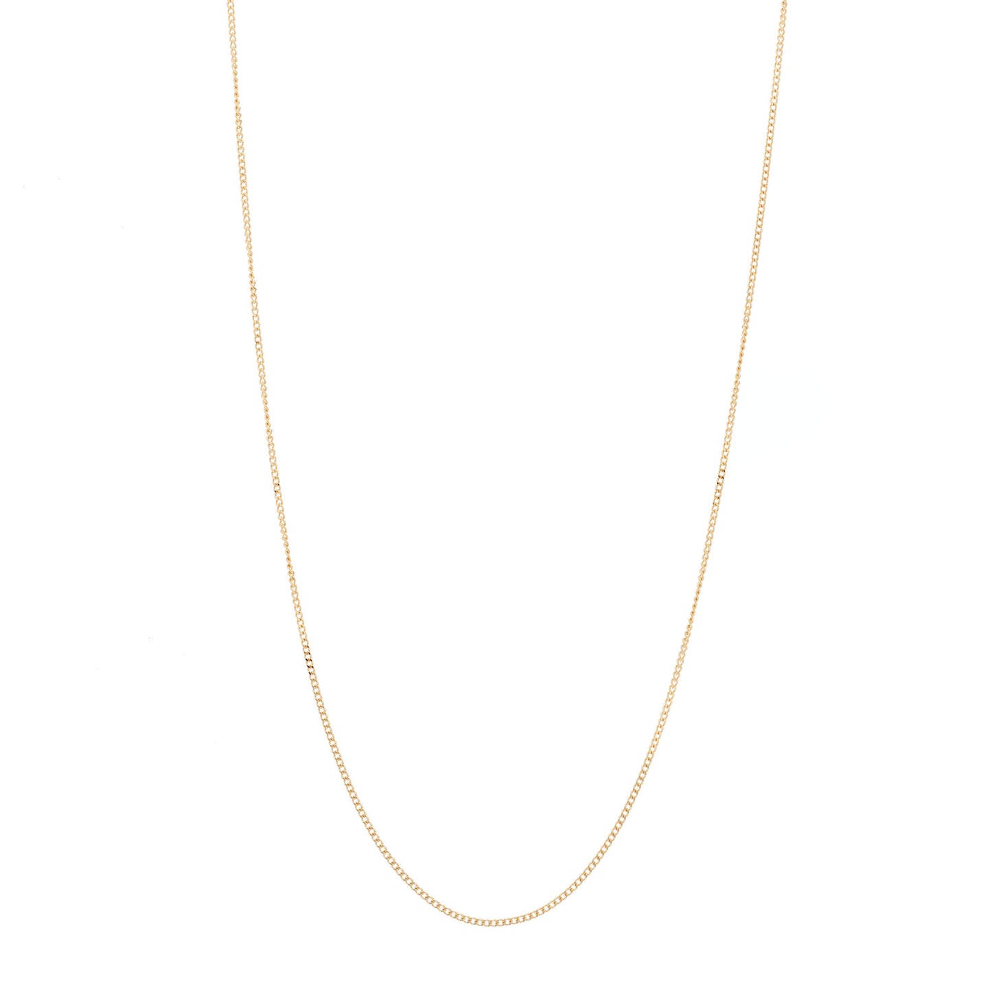 18K Yellow Gold Chain Necklace