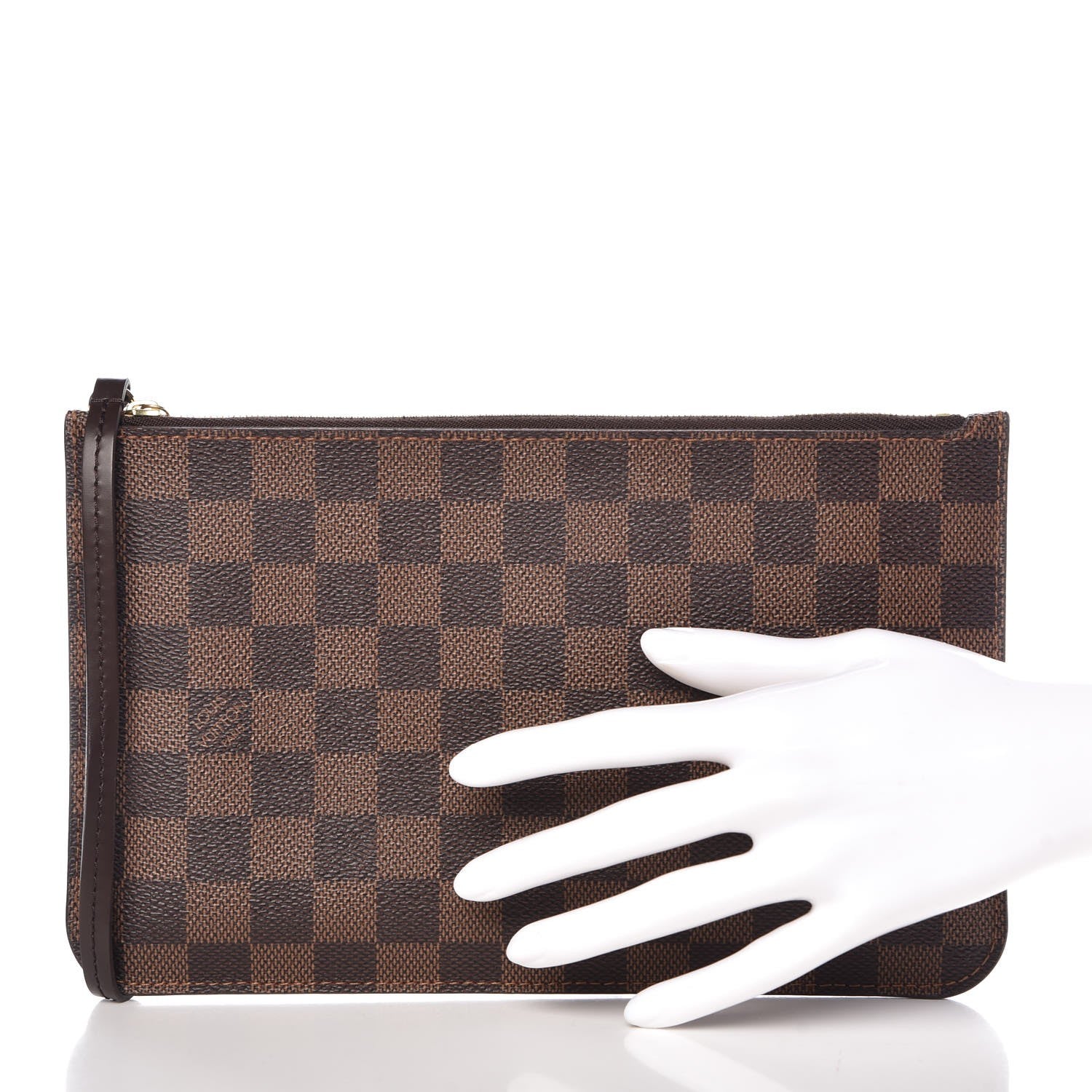 Louis Vuitton Damier Ebene Neverfull MM GM Pochette 2 of 10