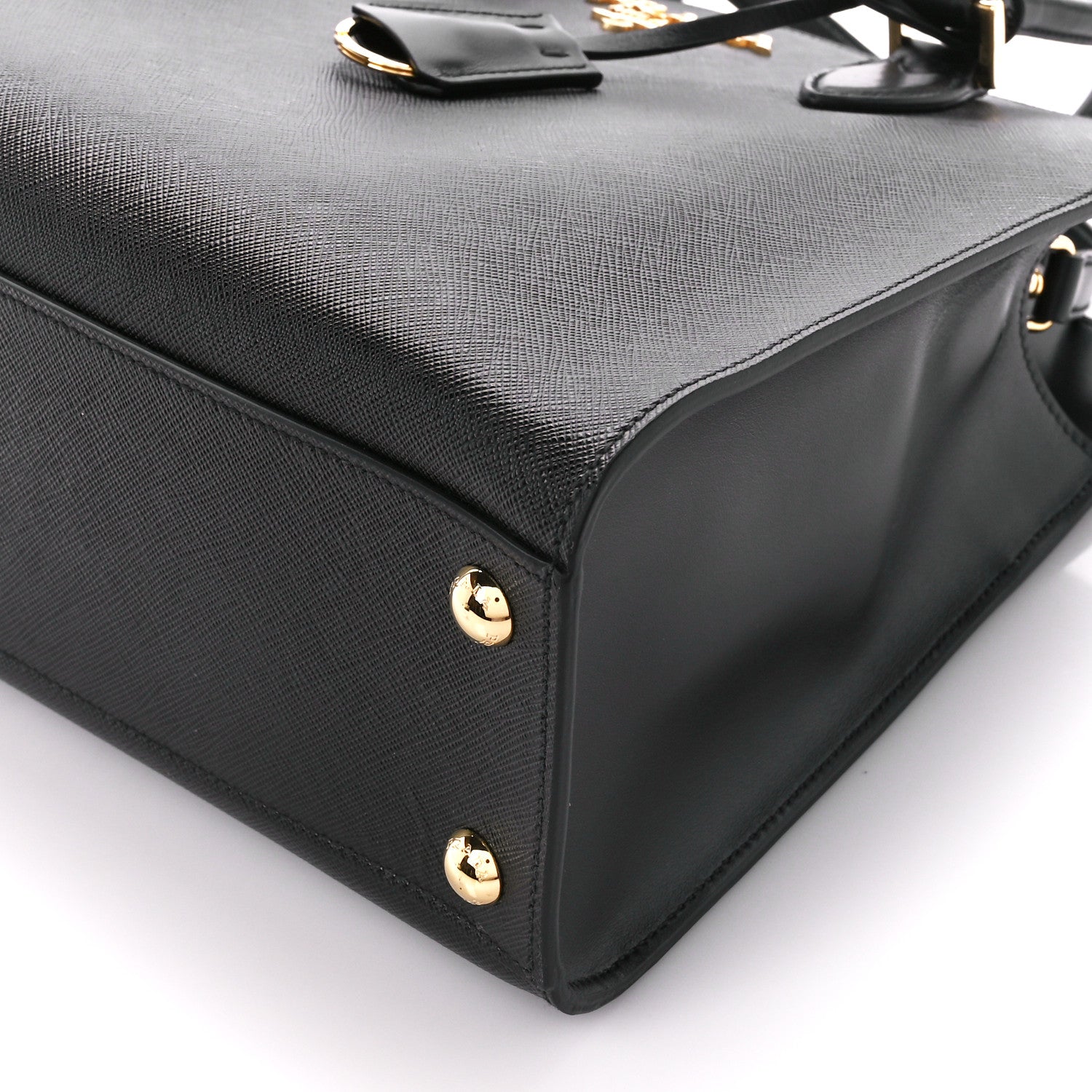 Prada Saffiano Soft Calfskin Large Tote Black 11 of 11