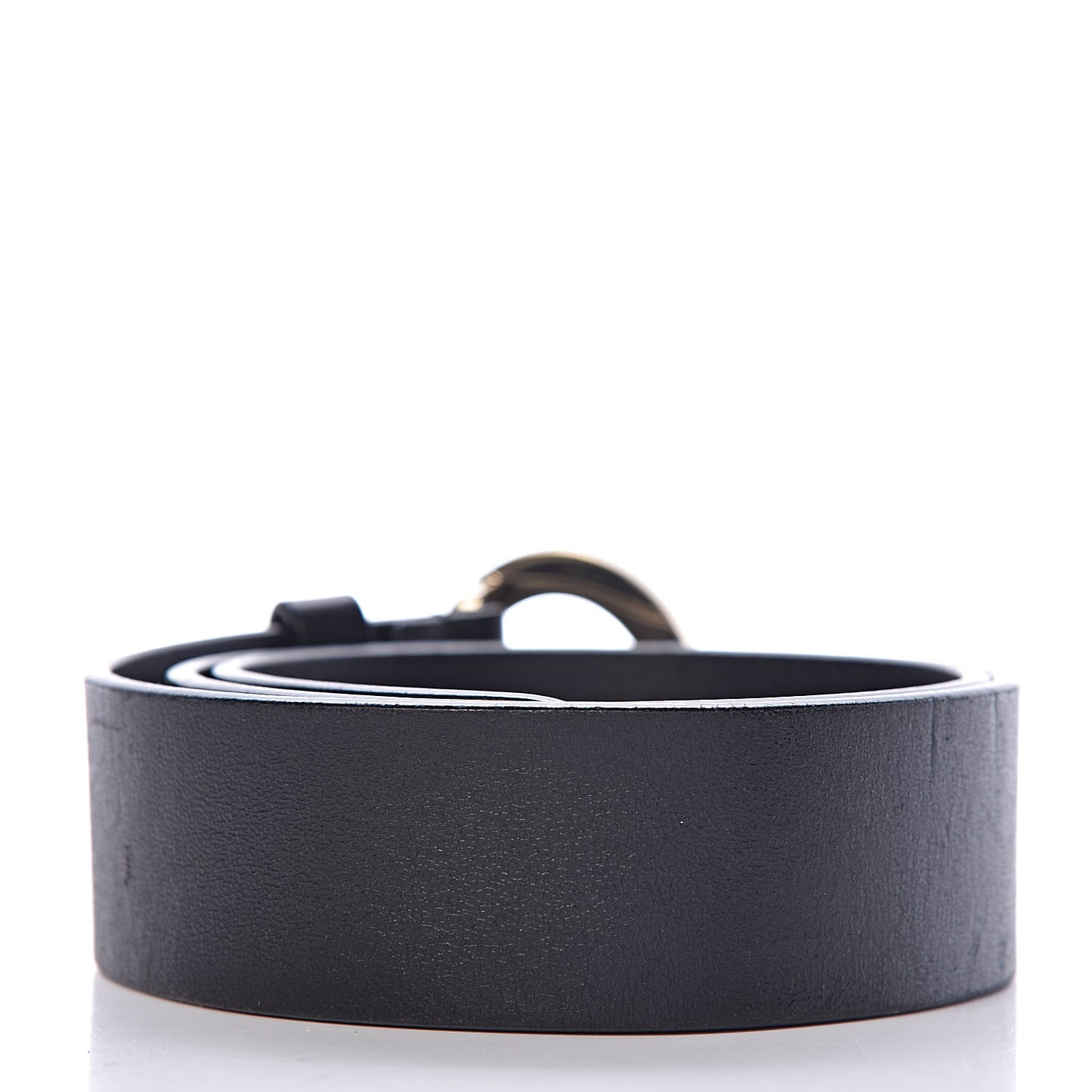 Calfskin G Buckle Belt 75 30 Black