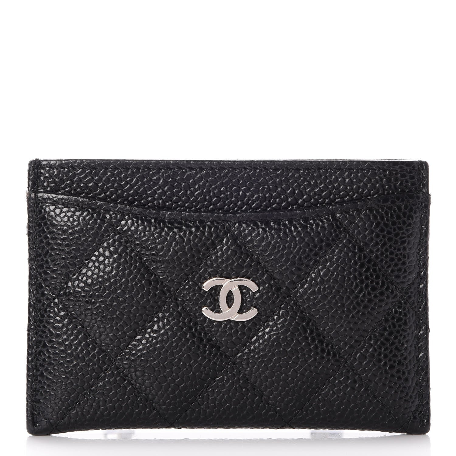 Chanel Caviar Quilted Card Holder Black 1 of 9