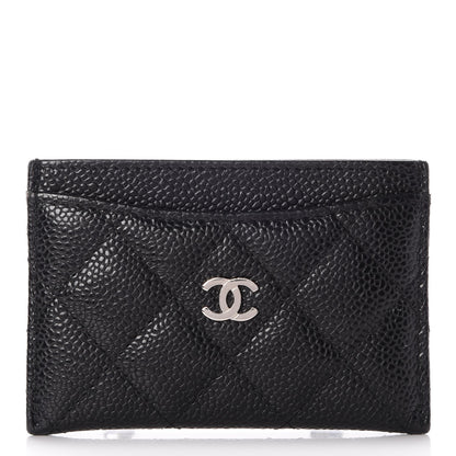 Chanel Caviar Quilted Card Holder Black 1 of 9