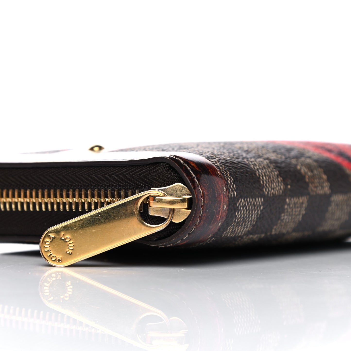 Transformed Damier Ebene Time Trunk Zippy Wallet