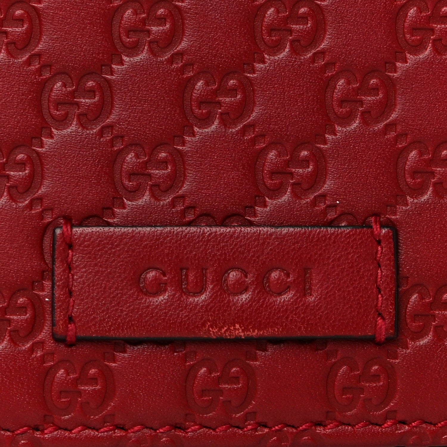 Gucci Microguccissima Crossbody Wallet Red 12 of 16