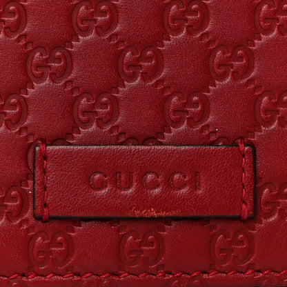 Gucci Microguccissima Crossbody Wallet Red 12 of 16