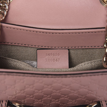 Gucci Microguccissima Mini Emily Shoulder Bag Soft Pink 7 of 10
