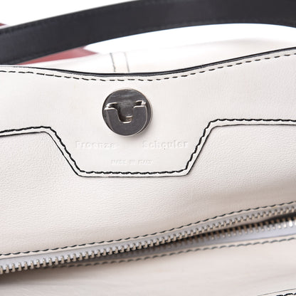 Proenza Schouler Calfskin Curl Satchel Optic White 7 of 12