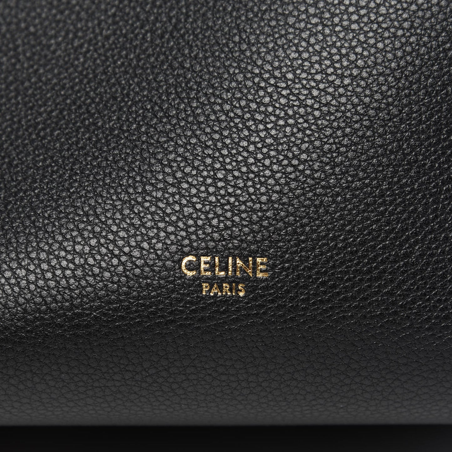 Soft Grained Calfskin Small Sangle Bucket Bag Black