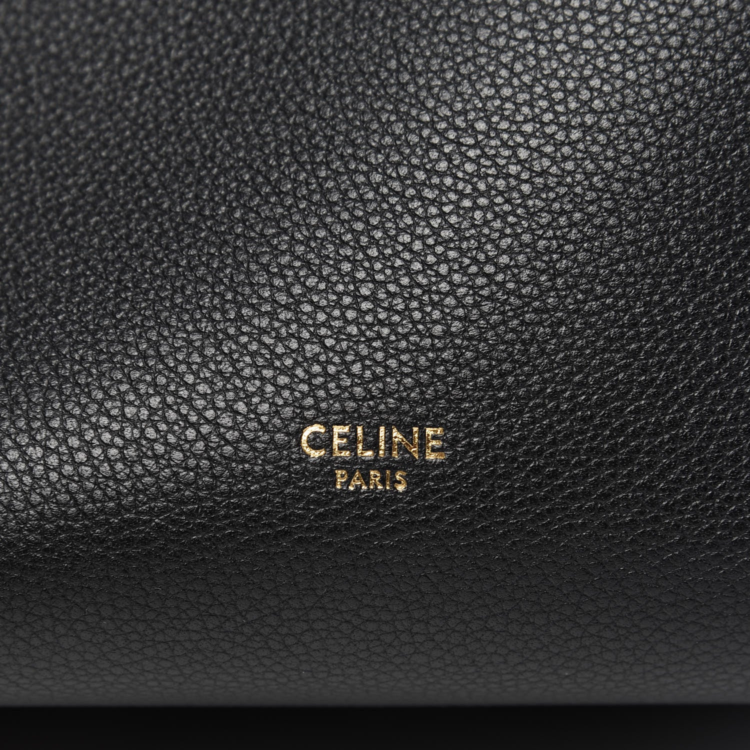 Celine Soft Grained Calfskin Small Sangle Bucket Bag Black 7 of 7