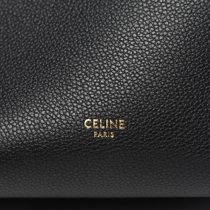 Celine Soft Grained Calfskin Small Sangle Bucket Bag Black 7 of 7
