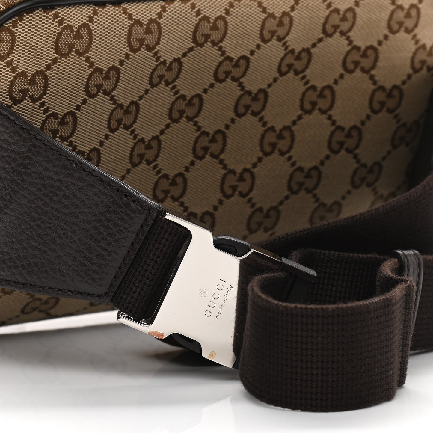 Monogram Belt Bag Dark Brown