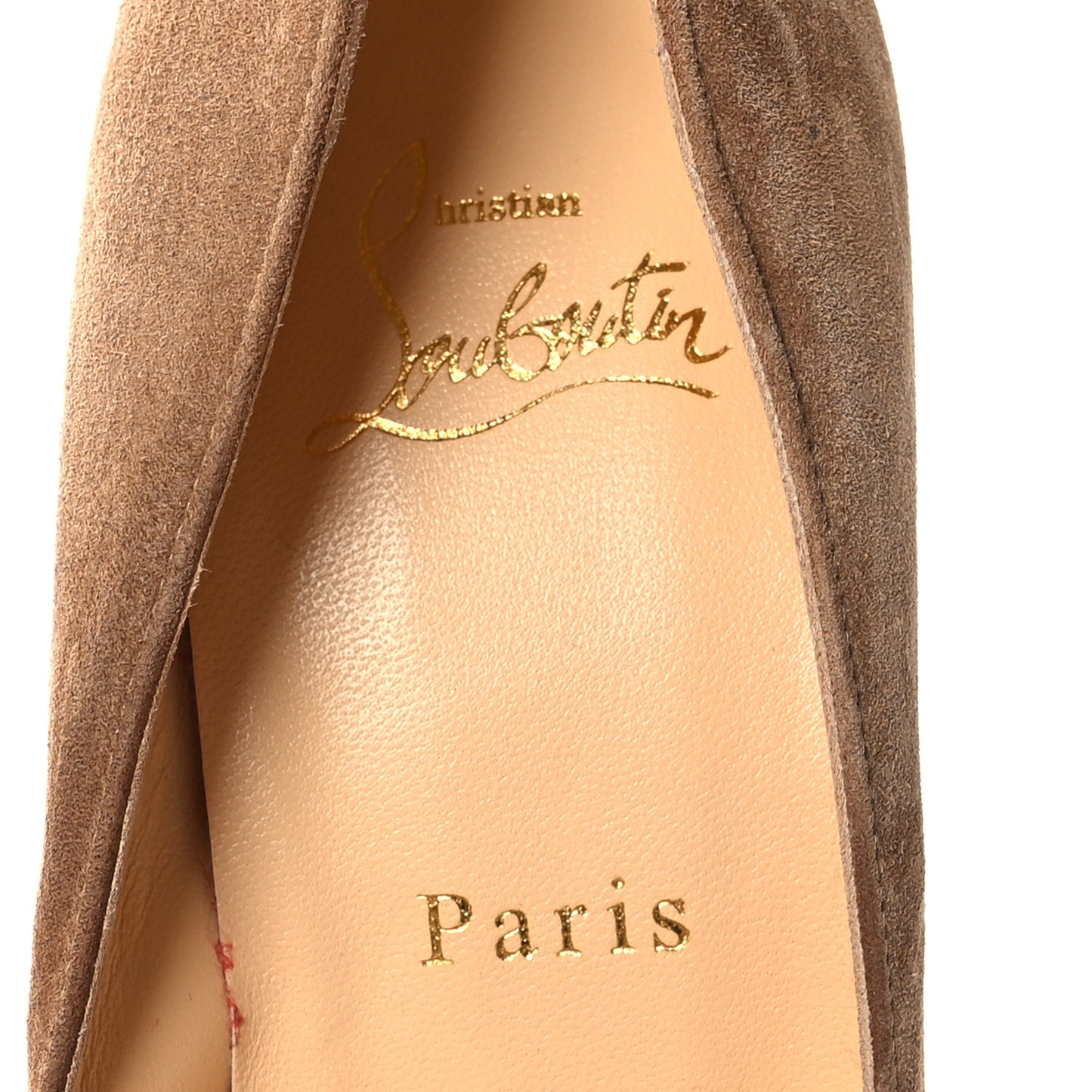 Veau Velours Pigalle Follies 100 Pumps 36.5 Fennec