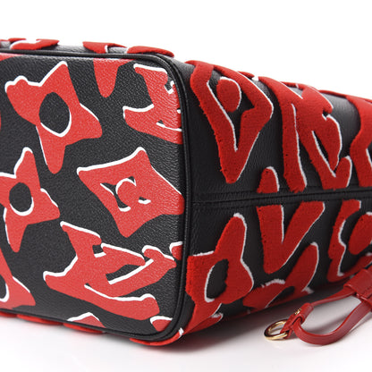 Louis Vuitton X UF Tufted Monogram Neverfull MM Black Red 7 of 11