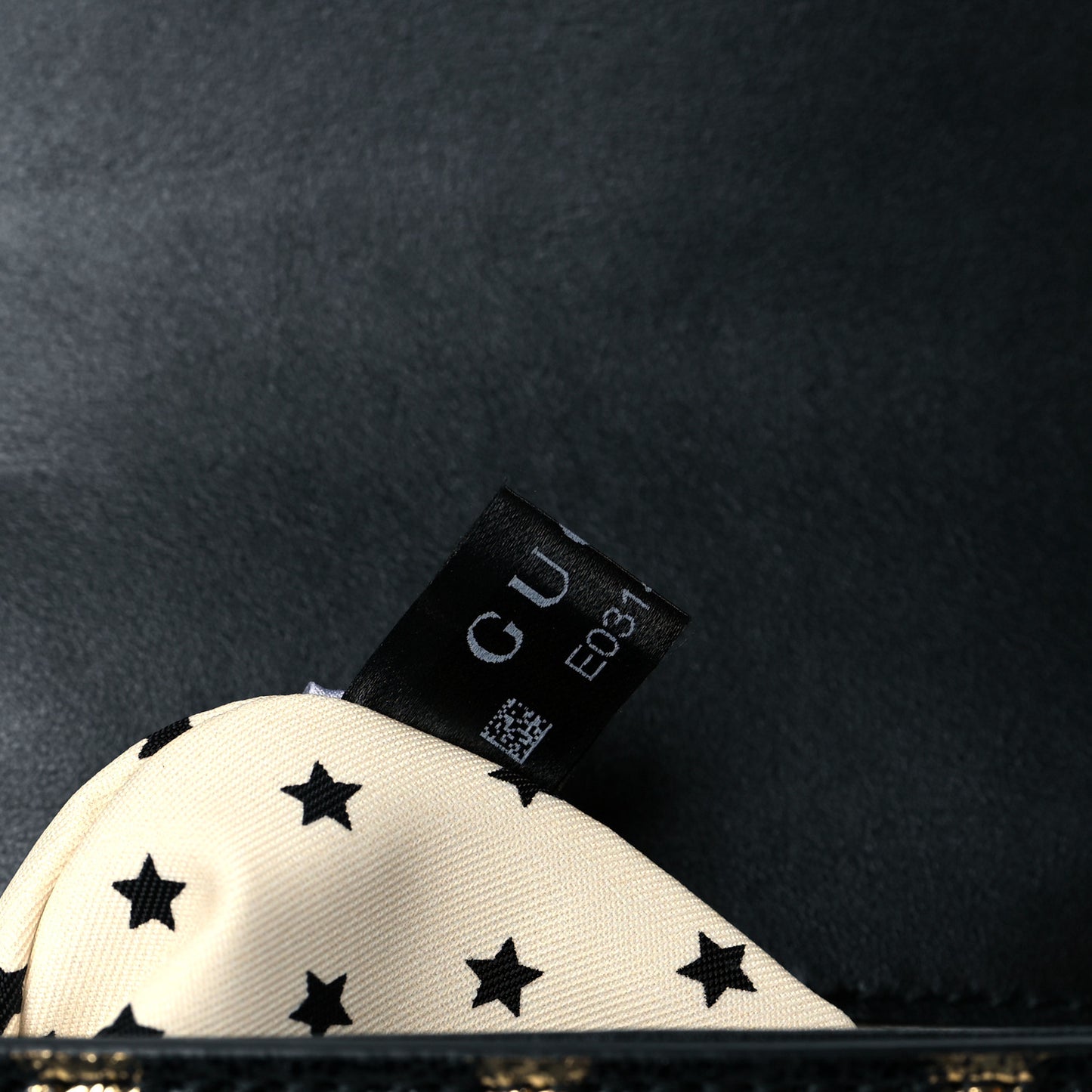 Metallic Cracked Calfskin Belt Bag Gold Black
