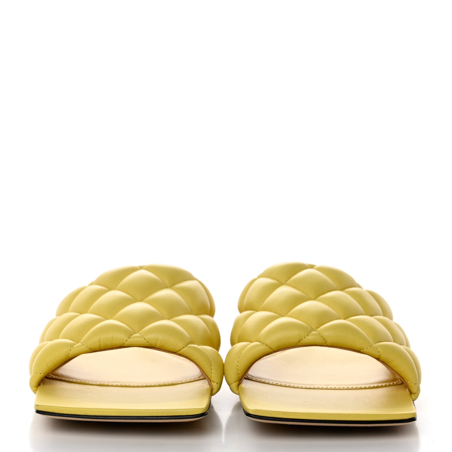 Bottega Veneta Nappa Matelasse Padded Flat Sandals 40 Pear 2 of 7