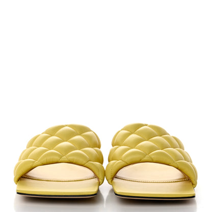 Bottega Veneta Nappa Matelasse Padded Flat Sandals 40 Pear 2 of 7