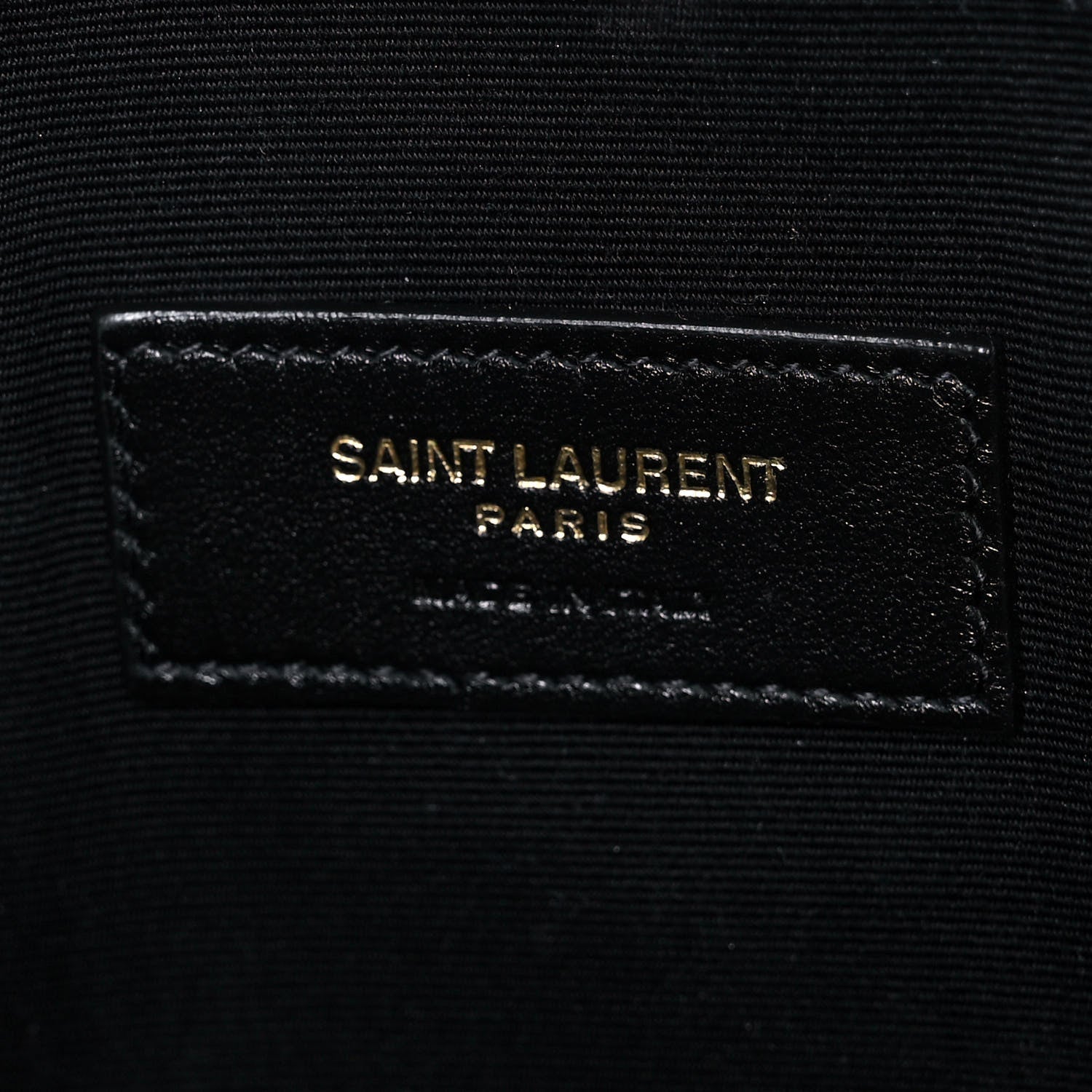 Saint Laurent Calfskin Matelasse Monogram Cassandre Tablet Pouch Smog 6 of 12
