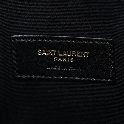 Saint Laurent Calfskin Matelasse Monogram Cassandre Tablet Pouch Smog 6 of 12