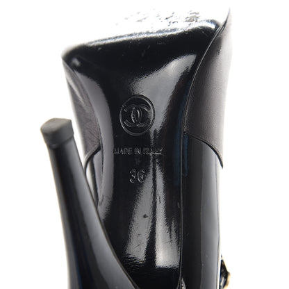 Chanel Patent Lambskin Mary Jane Pump 36 Black 9 of 9