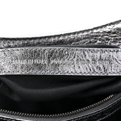 Balenciaga Agneau Arena Crystal Neo Cagole Handbag XS Silver 7 of 12