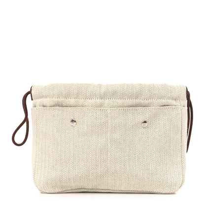 Hermes Canvas Barenia Fourbi 20 PM Pouch Naturel Fauve 1 of 11