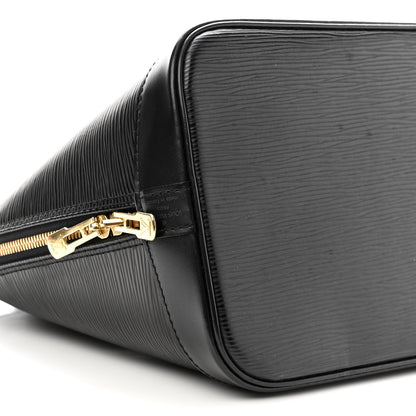 Louis Vuitton Epi Alma PM Black 9 of 10