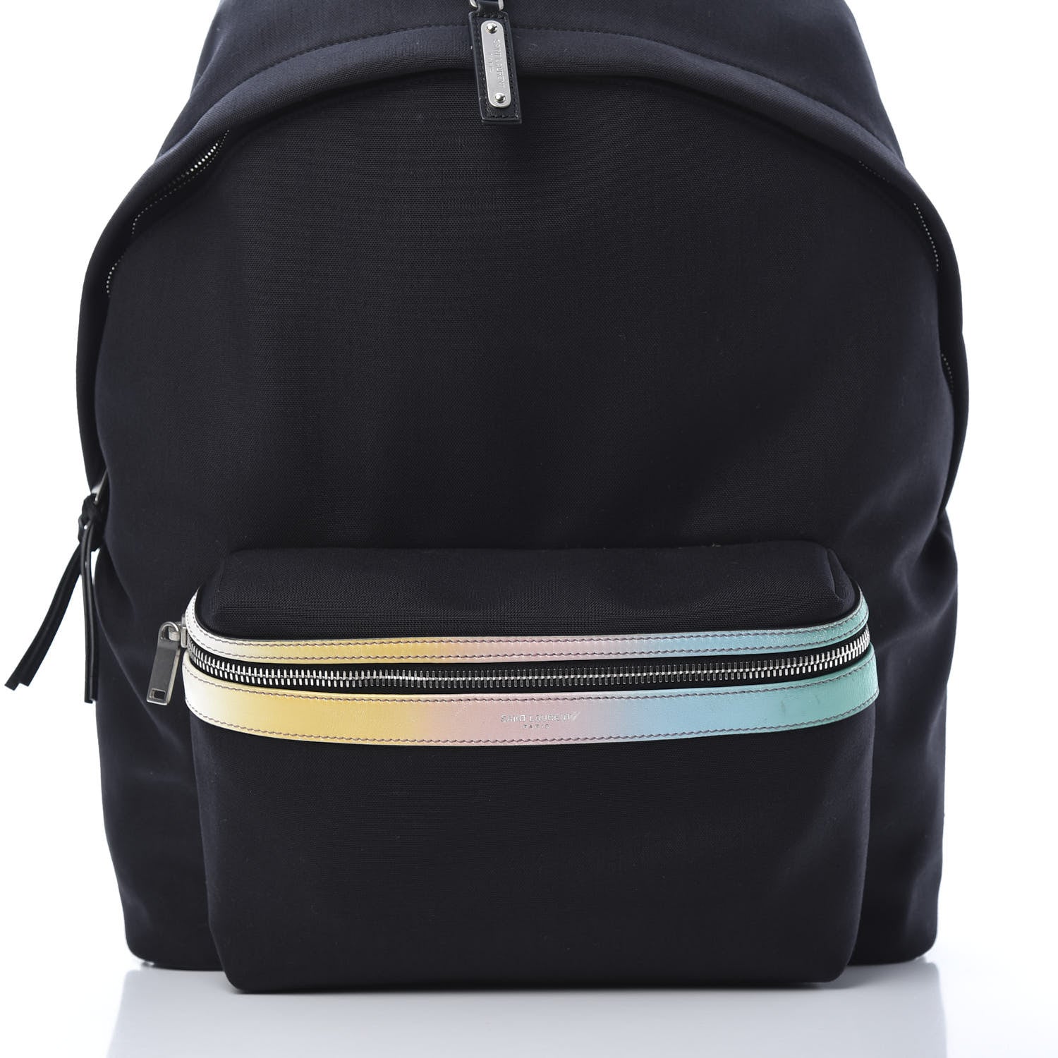 Saint Laurent Canvas City Backpack Multicolor 8 of 10