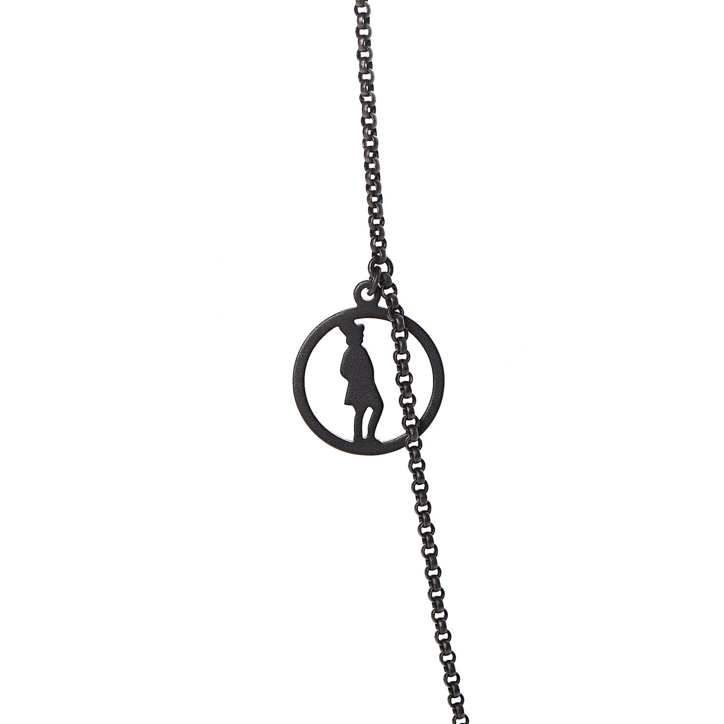 Sterling Silver 18K Rose Gold Crazy Calèche Lariat Necklace