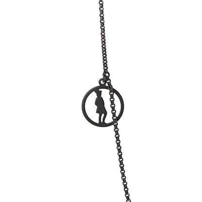 Hermes Sterling Silver 18K Rose Gold Crazy Calèche Lariat Necklace 6 of 8