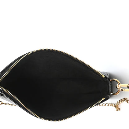 Louis Vuitton Empreinte Monogram Giant Mini Pochette Accessories Black 5 of 6