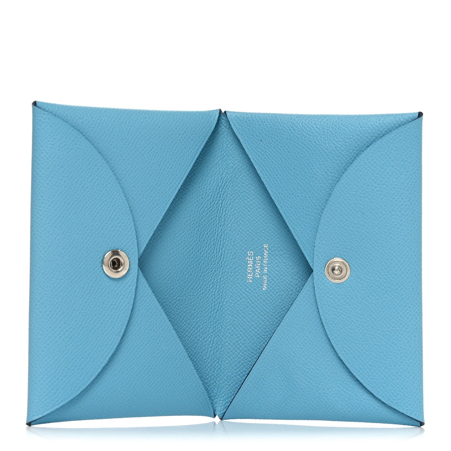 Epsom Calvi Card Case Celeste