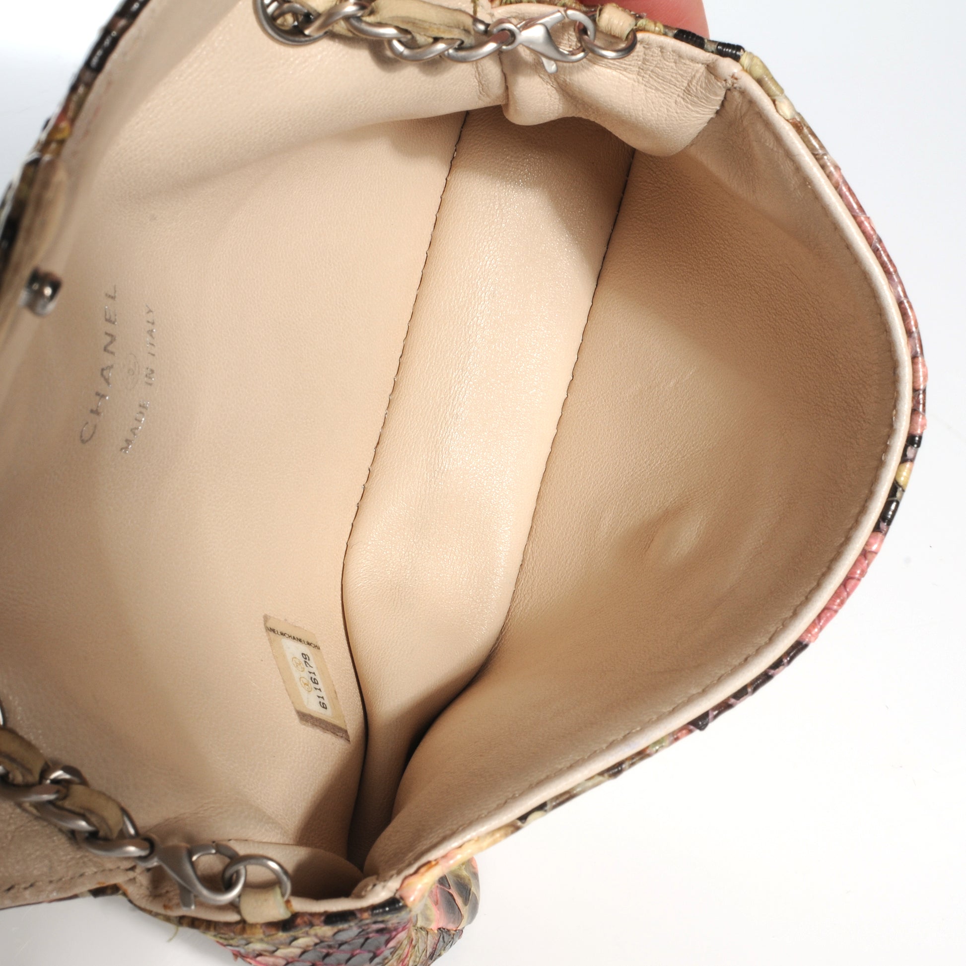 Chanel Python Convertible 3 Way Belt Bag Multicolor 8 of 8