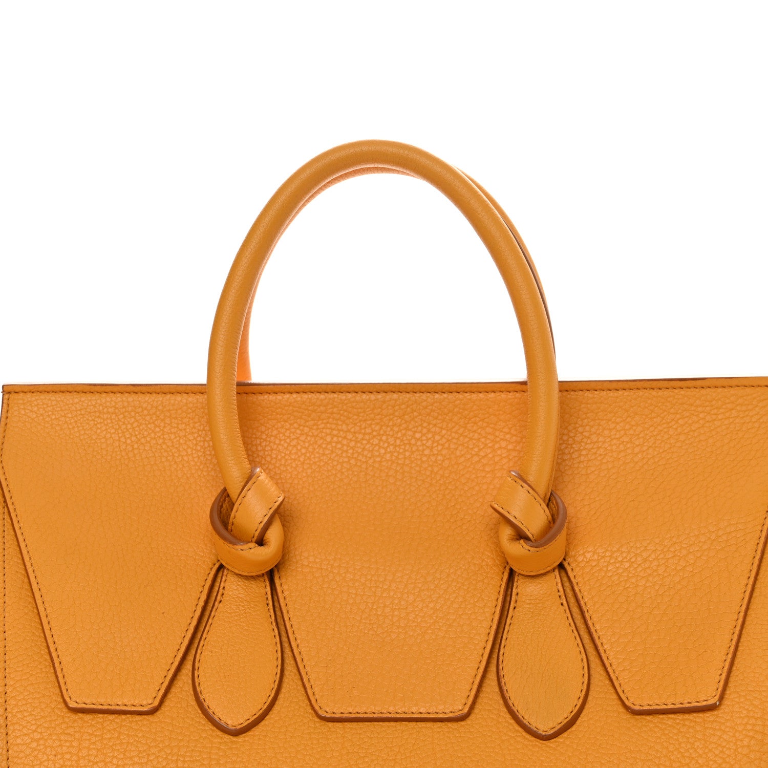 Celine Calfskin Large Tie Knot Tote Saffron 11 of 13