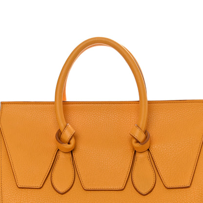Celine Calfskin Large Tie Knot Tote Saffron 11 of 13