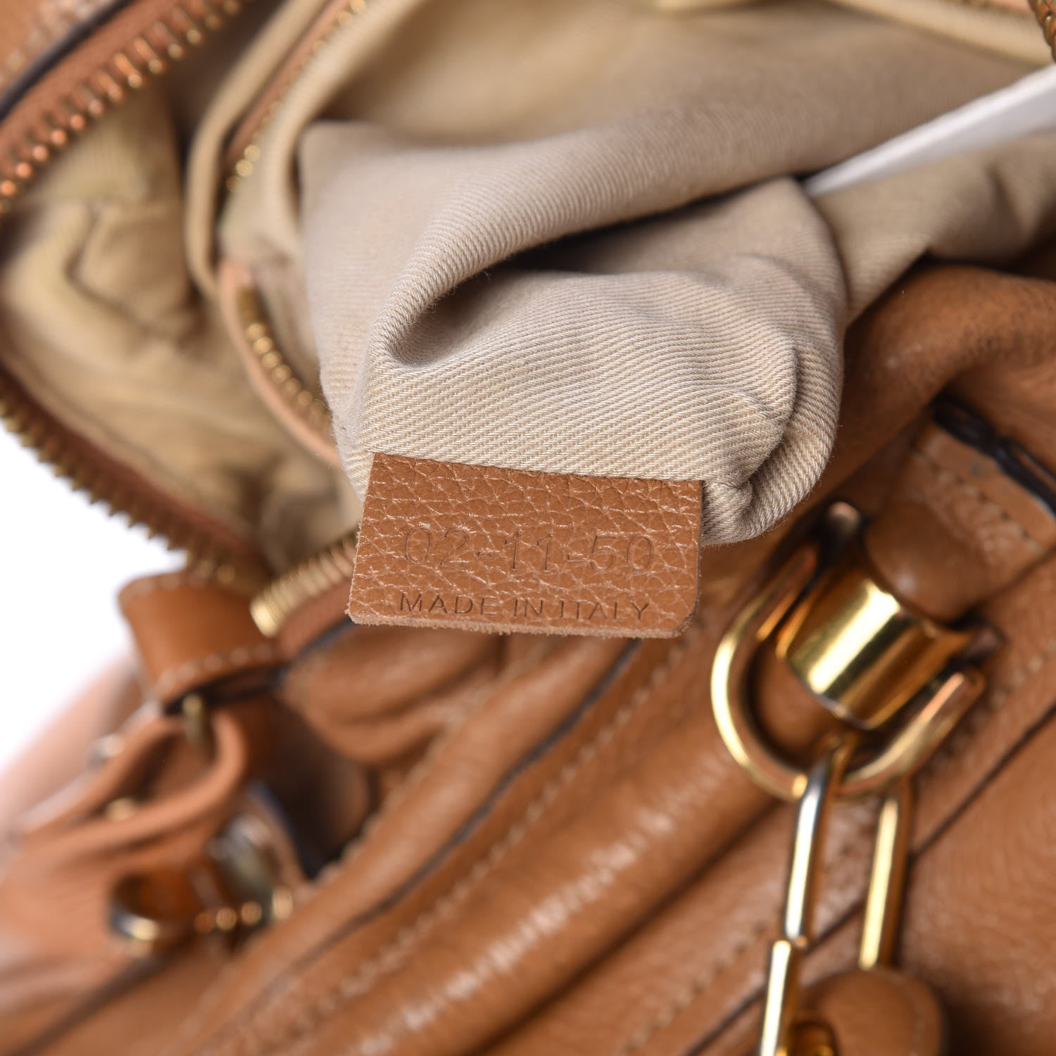 Chloe Calfskin Medium Paraty Tan 8 of 32