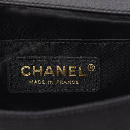 Chanel Satin Mesh Camellia Flap Black 6 of 10