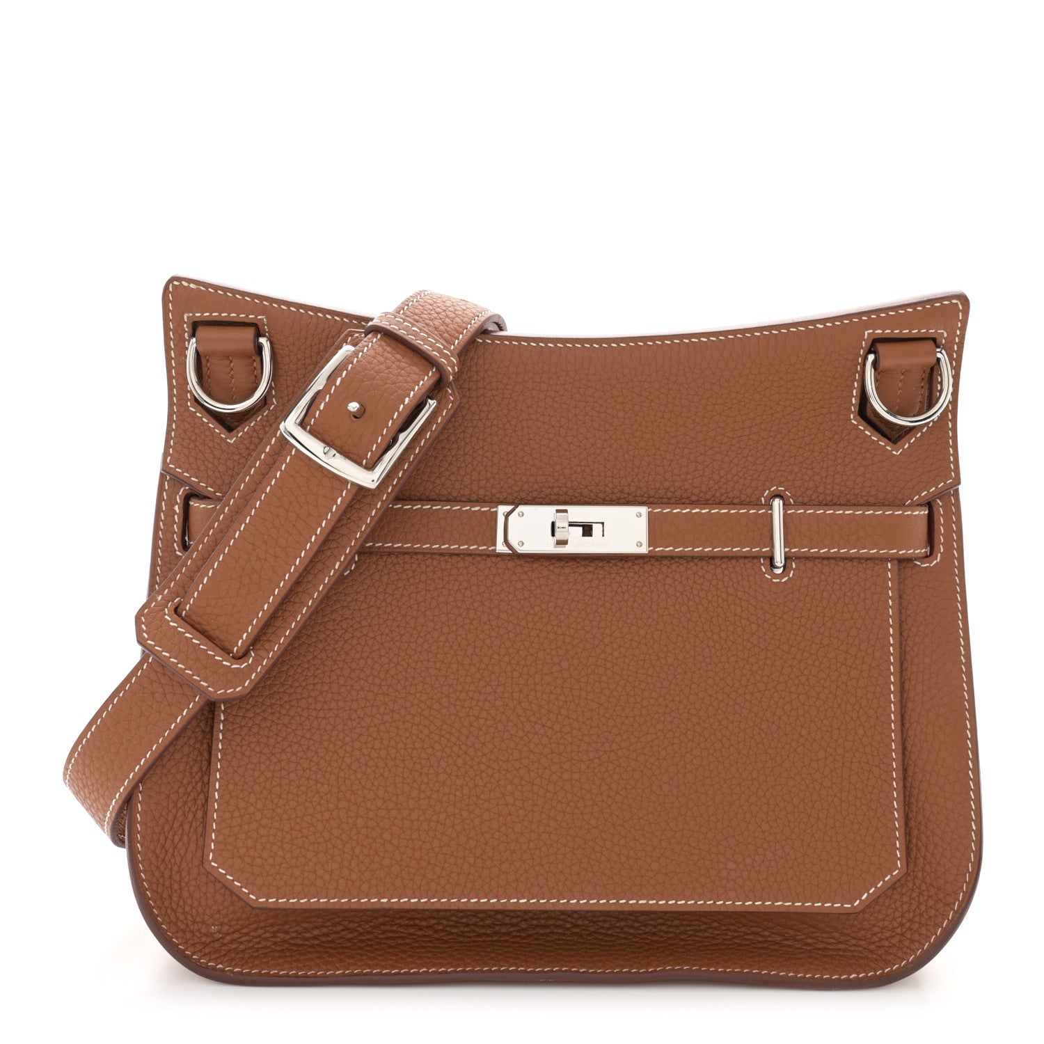 Hermes Taurillon Clemence Jypsiere 28 Gold 1 of 14