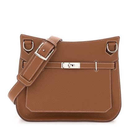 Hermes Taurillon Clemence Jypsiere 28 Gold 1 of 14