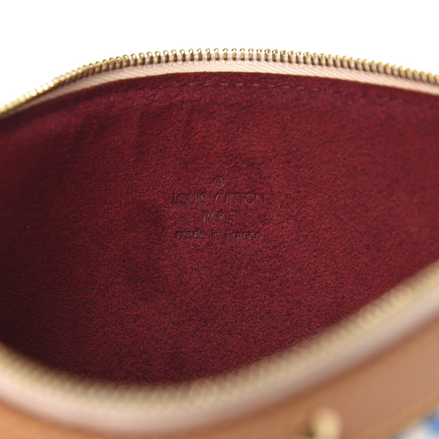 Monogram Multicolor Pochette Accessories White