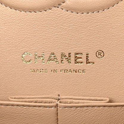 Chanel Caviar Quilted Medium Double Flap Beige 6 of 10