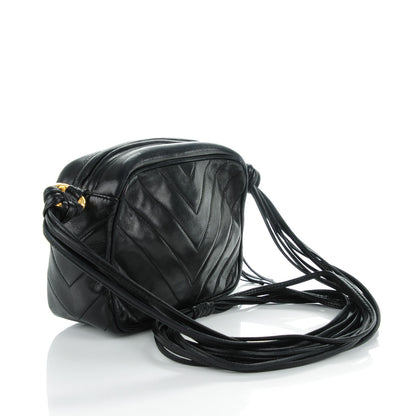 Chanel Lambskin Chevron Camera Bag Black 3 of 8